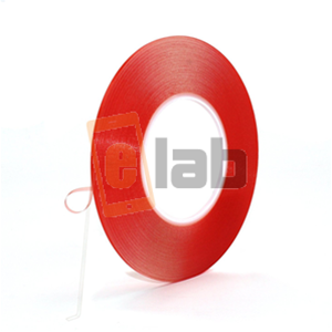 NASTRO BIADESIVO ROSSO PER RIPARAZIONI SMARTPHONE 25M