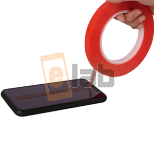 NASTRO BIADESIVO ROSSO PER RIPARAZIONI SMARTPHONE 25M