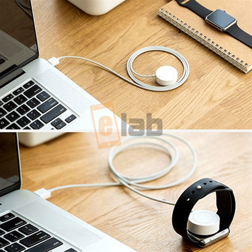 Caricatore tascabile per Apple Watch 7, 6, 5, 4, 3 e 2, extra-compatto con  ricarica wireless, connettore USB-C - Italiano