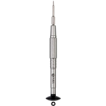 CACCIAVITE DI PRECISIONE IN ALLUMINIO TESTA A STELLA PENTALOBICO 0.8MM S2 2UUL