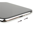 VITI PER CONNETTORE DI RICARICA IPHONE X BIANCO - 2 PEZZI 