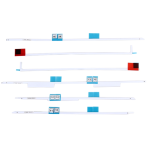 SET ADESIVI LCD IMAC 27" A1419 (2012 - 2015) - 6 PEZZI