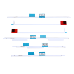 SET ADESIVI LCD IMAC 21.5" A1418 (2012 - 2015) - 6 PEZZI