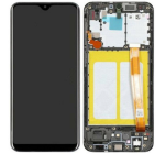 DISPLAY - LCD SAMSUNG GALAXY A20E - A202F NERO CON FRAME