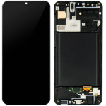 DISPLAY LCD SAMSUNG GALAXY A30S OLED NERO CON FRAME A307F