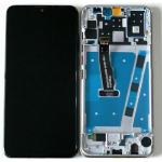 DISPLAY - LCD HUAWEI P30 LITE NEW EDITION VERS. 24 MPX SILVER CON FRAME   