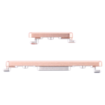 TASTO ON OFF + TASTO VOLUME  ESTERNI HUAWEI P40 PRO ORO ELS-NX9 ELS-N04