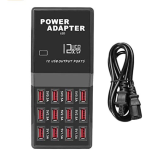 CARICABATTERIE 12 PORTE USB SS-306
