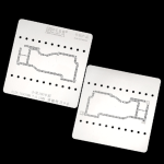 STENCIL PER REBALLING LAYER XIAOMI MI 10U 0.12 MM AMAOE