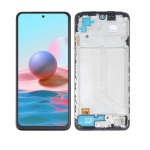 DISPLAY - LCD XIAOMI REDMI NOTE 10 4G / REDMI NOTE 10S / POCO M3 PRO 4G OLED NERO CON FRAME