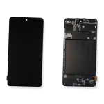 DISPLAY LCD SAMSUNG SERVICE PACK SM-A715 - A71 NERO CON FRAME