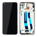 DISPLAY - LCD XIAOMI MI 11 LITE 4G/5G SILVER CON FRAME OLED M2101K9AG