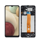 DISPLAY - LCD COMPATIBILE SAMSUNG GALAXY A12 NERO CON FRAME SM-A125 (FLEX A125F)