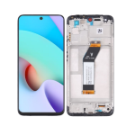 DISPLAY - LCD XIAOMI REDMI 10 NERO CON FRAME M21061119DG M21061119AG