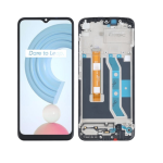 DISPLAY - LCD OPPO REALME C21Y  NERO CON FRAME RMX3261 RMX3263 
