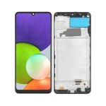 DISPLAY - LCD SAMSUNG GALAXY A22 4G OLED NERO CON FRAME A225