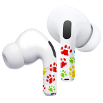 ADESIVO - STICKER PER AURICOLARI AIRPODS PRO / AIRPODS PRO 2 SKIN ORME ZAMPE ROCKMAX
