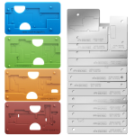SUPPORTO MAGNETICO IN SILICONE + STENCIL PER REBALLING LAYER DA IPHONE X AD IPHONE 14 ZX-01 JITONGXUE