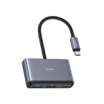 MINI HUB TYPE-C / USB MULTIFUNZIONE GRIGIO US-SJ628 USAMS 5 IN 1