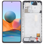DISPLAY - LCD XIAOMI REDMI NOTE 10 PRO 4G - NOTE 10 PRO MAX OLED NERO CON FRAME M2101K6G M2101K6R