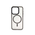 COVER IN POLICARBONATO SATINATO E TPU PER IPHONE 15 GRIGIO