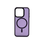 COVER IN POLICARBONATO SATINATO E TPU PER IPHONE 15 PRO VIOLA