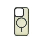 COVER IN POLICARBONATO SATINATO E TPU PER IPHONE 15 PRO MAX VERDE MILITARE