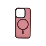 COVER IN POLICARBONATO SATINATO E TPU PER IPHONE 15 PRO MAX ROSSO