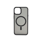 COVER IN POLICARBONATO SATINATO E TPU PER IPHONE 13 / IPHONE 14 NERO