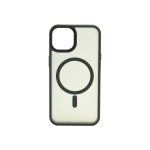 COVER IN POLICARBONATO SATINATO E TPU PER IPHONE 13 / IPHONE 14 VERDE MILITARE