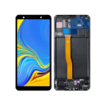 DISPLAY - LCD COMPATIBILE SAMSUNG GALAXY A7 2018 OLED NERO CON FRAME A750