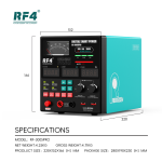 ALIMENTATORE DA BANCO RF-3005 PRO RF4