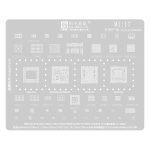 STENCIL PER REBALLING FULL IC XIAOMI REDMI NOTE 10/ 10 PRO / 11 /11 PRO / 11 PRO +/ 11E / 11SE / 11R / 12 PRO/ 12 PRO + / POCO M3 PRO/ M4 PRO CPU MI17 AMAOE