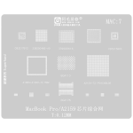 STENCIL PER REBALLING MACBOOK PRO A2159/ A1989/ A1990 MAC7 0.12MM AMAOE 