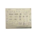 STENCIL IN ALLUMINIO FULL IC DISPLAY DA IPHONE 6S A 16 PRO MAX RL-044 RELIFE