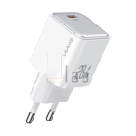 CARICABATTERIE A CARICA VELOCE PD 20W TYPE-C BIANCO US-CC183 USAMS