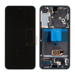 DISPLAY LCD SAMSUNG SERVICE PACK SM-S901 - S22 5G 2022 NERO CON FRAME  