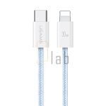 CAVO DI RICARICA A CARICA VELOCE TYPE-C / LIGHTNING 1.2M BLU US-SJ657 USAMS