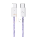 CAVO DI RICARICA A CARICA VELOCE TYPE-C / TYPE-C 60W 1.2M VIOLA US-SJ656 USAMS