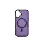 COVER IN POLICARBONATO SATINATO E TPU PER IPHONE 16 VIOLA