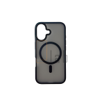 COVER IN POLICARBONATO SATINATO E TPU PER IPHONE 16 PLUS NERO 