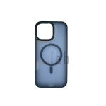 COVER IN POLICARBONATO SATINATO E TPU PER IPHONE 16 PRO BLU