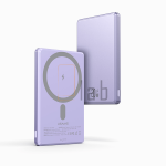 POWER BANK WIRELESS MAGNETICO 5000mAh PD20W VIOLA US-CD220 USAMS 