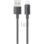 CAVO DI RICARICA A CARICA VELOCE LIGHTNING NERO 1M US-SJ709 USAMS