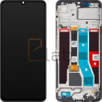 DISPLAY LCD OPPO REALME SERVICE PACK NOTE 50 RMX3834 MIDNIGHT BLACK NERO