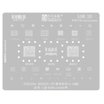 STENCIL PER REBALLING BGA CPU SAMSUNG GALAXY A15 5G A156E / A156U MTK MT6835V 0.12 MM SAM20 AMAOE