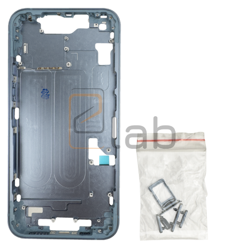 FRAME CENTRALE PER IPHONE 14 BLU