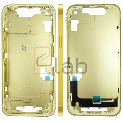 FRAME CENTRALE PER IPHONE 14 GIALLO