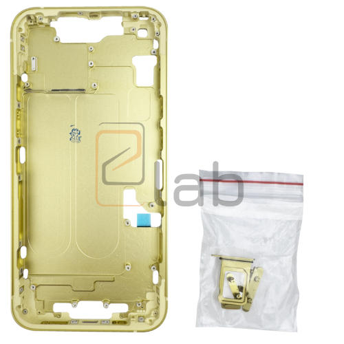FRAME CENTRALE PER IPHONE 14 GIALLO