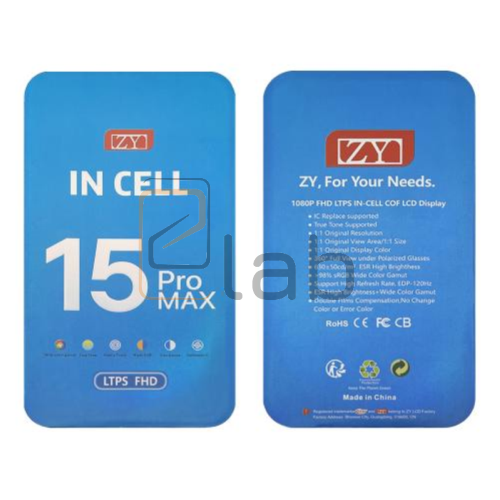DISPLAY - LCD IPHONE 15 PRO MAX INCELL COF SENZA IC ZY 120 HZ